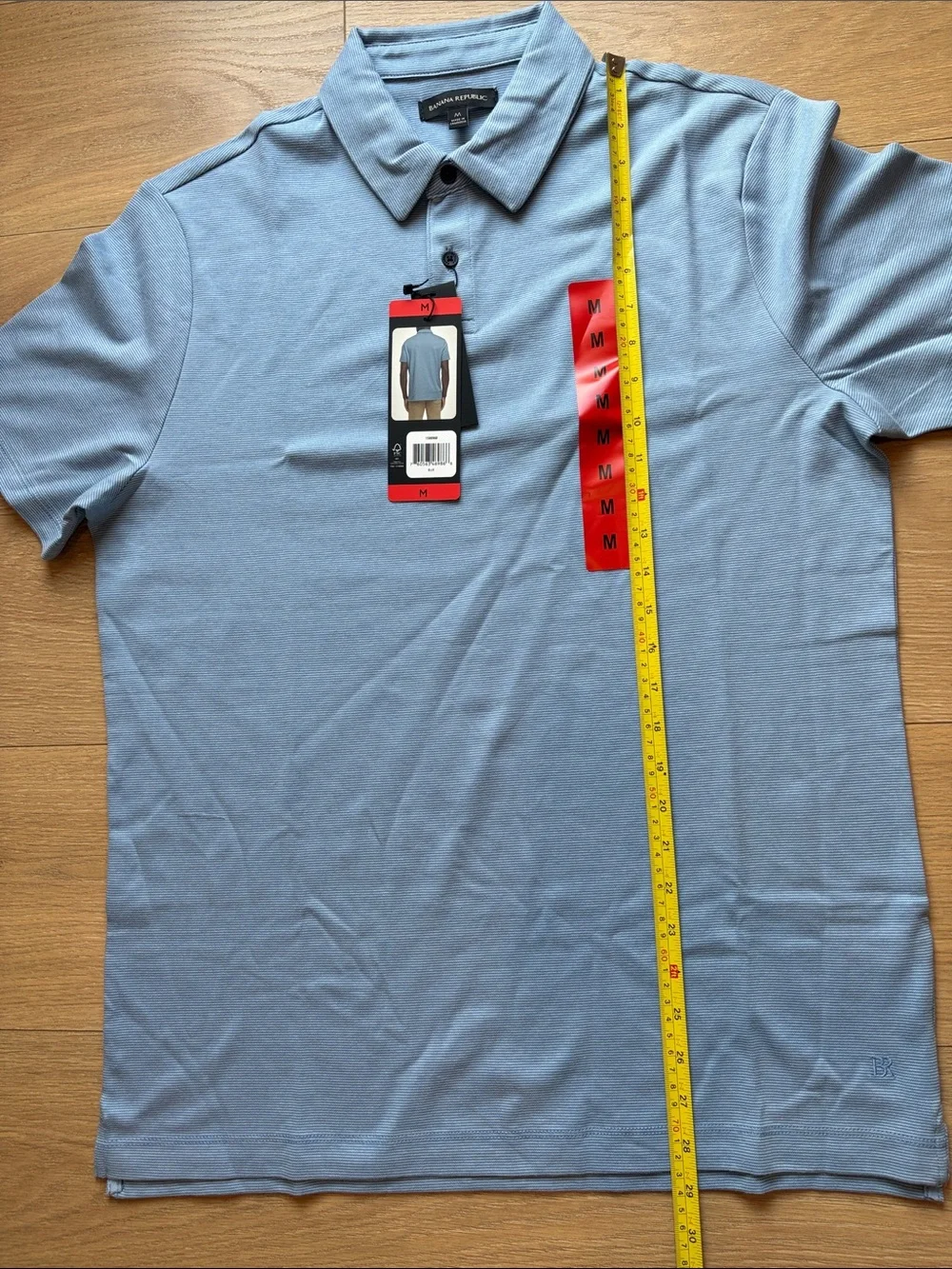 Banana Republic Light Blue Men's Polo Shirt
